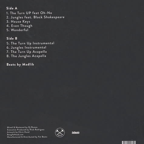 MED, Blu & Madlib - The Turn Up EP