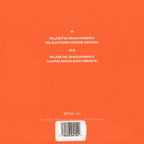 The Charlatans & Johnny Marr - Plastic Machinery Sleaford Mods & Juan Maclean Remixes