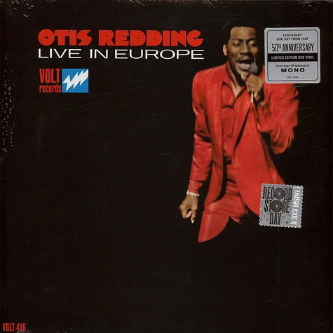 Otis Redding - Live In Europe 50th Anniversary Mono Edition