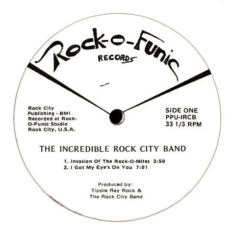 Incredible Rock City Band - Invasion Of The Rock-O-Mites