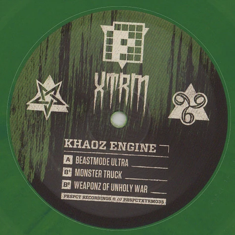 Khaoz Engine - Monster Truck EP Yellow & Blue Mixed Vinyl Edition