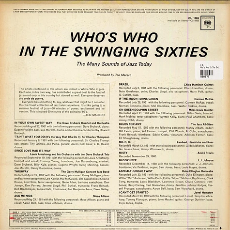 V.A. - Who's Who In The Swinging Sixties