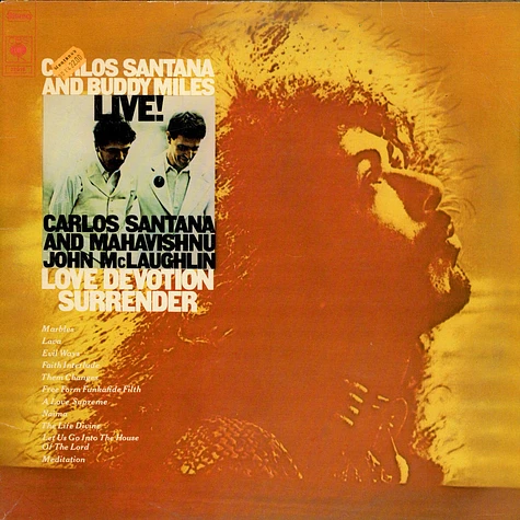 Carlos Santana And Buddy Miles And John McLaughlin - Live! / Love Devotion Surrender