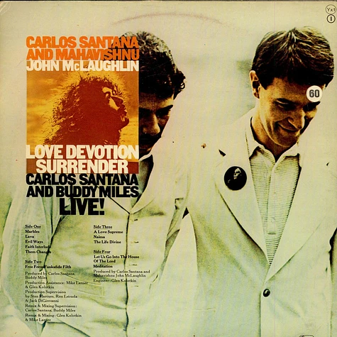 Carlos Santana And Buddy Miles And John McLaughlin - Live! / Love Devotion Surrender