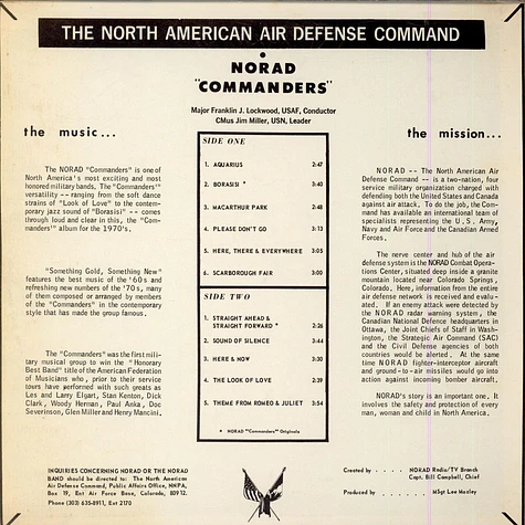 The Norad "Commanders" - Something Gold, Something New