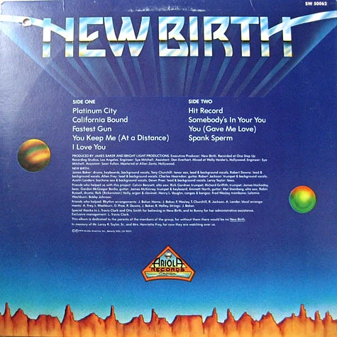 New Birth - Platinum City