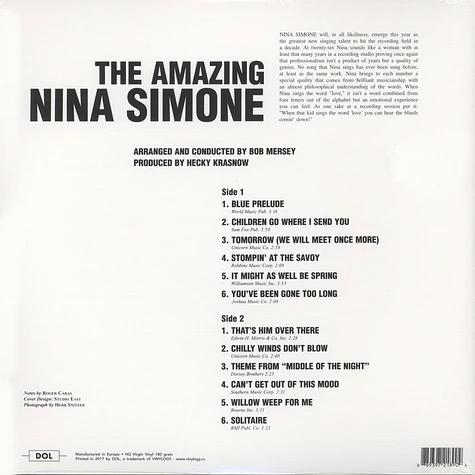 Nina Simone - The Amazing Nina Simone Gatefold Sleeve Edition