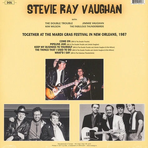 Stevie Ray Vaughan - Mardi Gras Festival in New Orleans 1987
