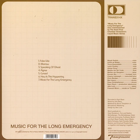 Polica And Stargaze - Music For The Long Emergency