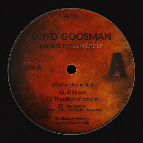 Boyd Goosman - L’Ombre Est Lumiere EP Kamikaze Space Programme Remix