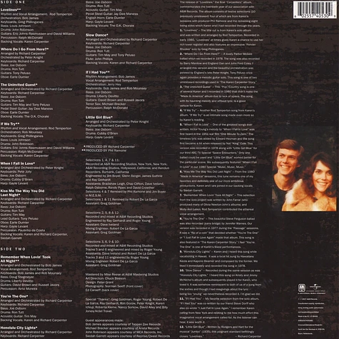 The Carpenters - Lovelines