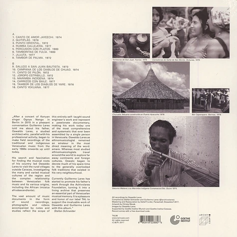 Oswaldo Lares - Musica De Venezuela 1972-81