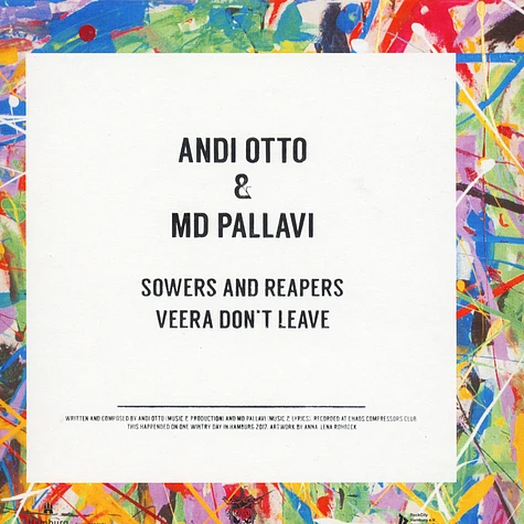 Andi Otto & MD Pallavi - Sowers And Reapers / Veera Don't Leave