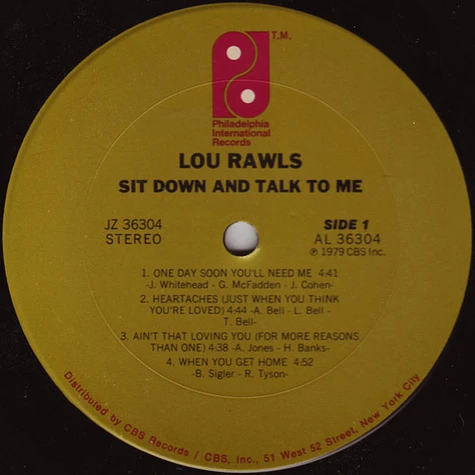 Lou Rawls - Sit Down And Talk To Me