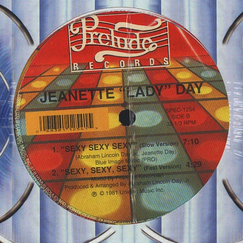 Jeanette Lady Day - Come Let Me Love You / Sexy Sexy Sexy