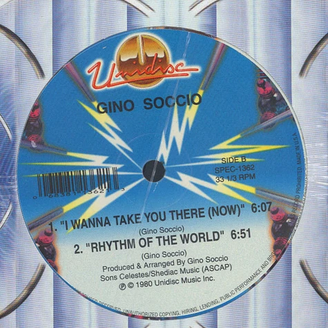 Gino Soccio - Try It Out / I Wanna Take You The