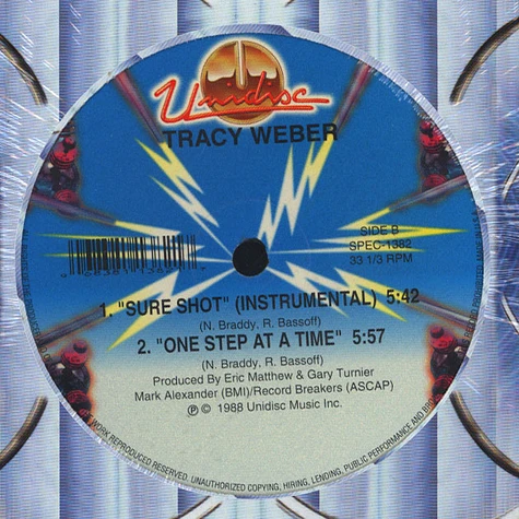 Tracy Weber - Sure Shot / One Step At A Time