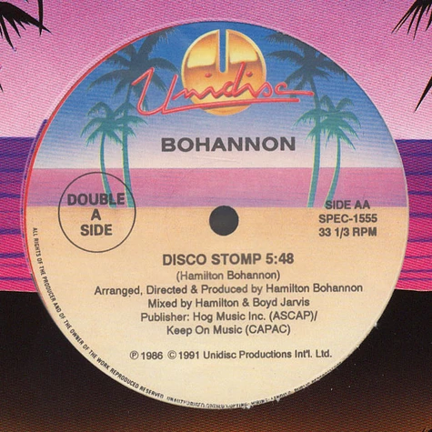 Bohannon - Foot Stompin Music / Disco Stomp