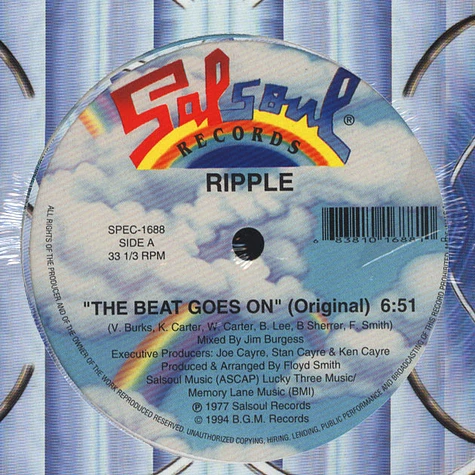 Ripple / Skyy - The Beat Goes On / Call Me