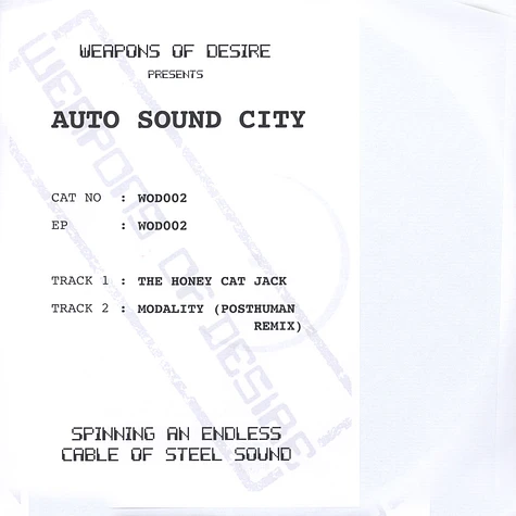 Auto Sound City - WOD002