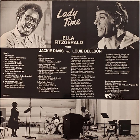 Ella Fitzgerald With Jackie Davis And Louis Bellson - Lady Time