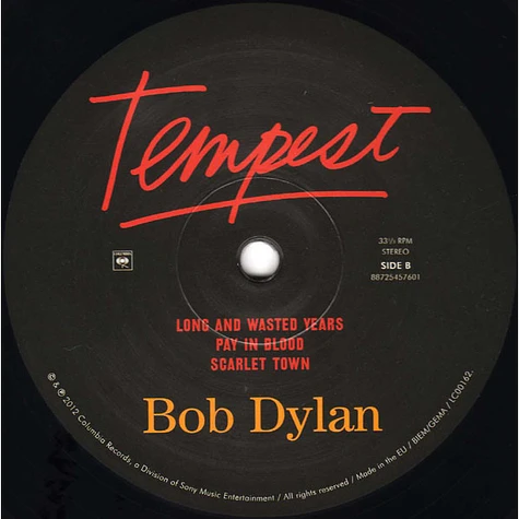 Bob Dylan - Tempest