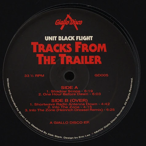 Unit Black Flight - Tracks From The Trailer