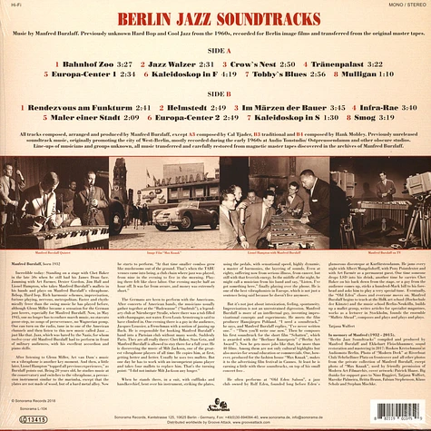 Manfred Burzlaff - Berlin Jazz Soundtracks