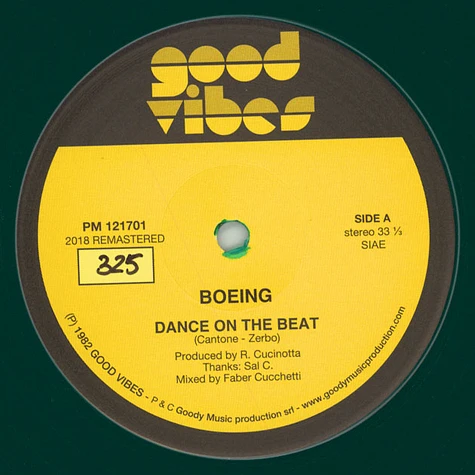 Boeing - Dance On The Beat Green Vinyl Edition