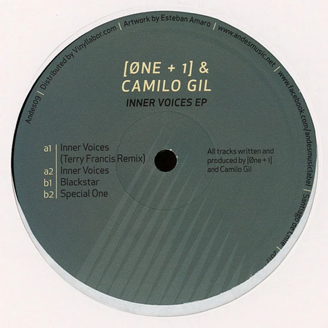 Camilo Gil & One+1 - Inner Voices EP