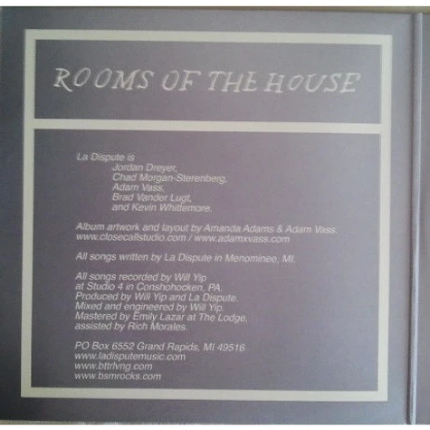 La Dispute - Rooms Of The House