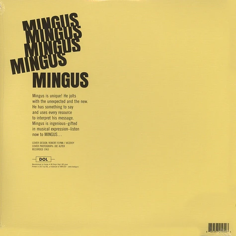 Charles Mingus - Mingus Mingus Mingus Mingus Mingus Gatefold Sleeve Edition