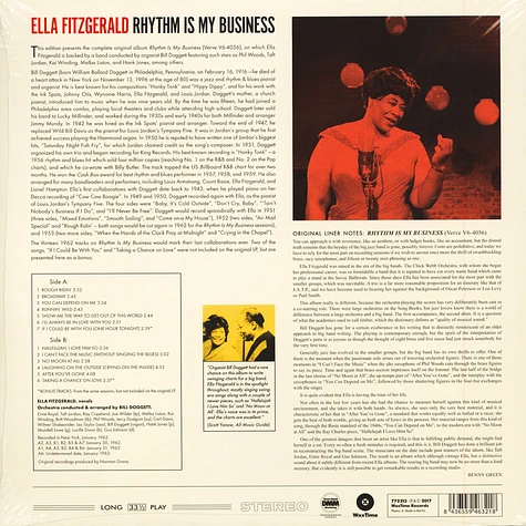 Ella Fitzgerald - Rhythm Is My Business