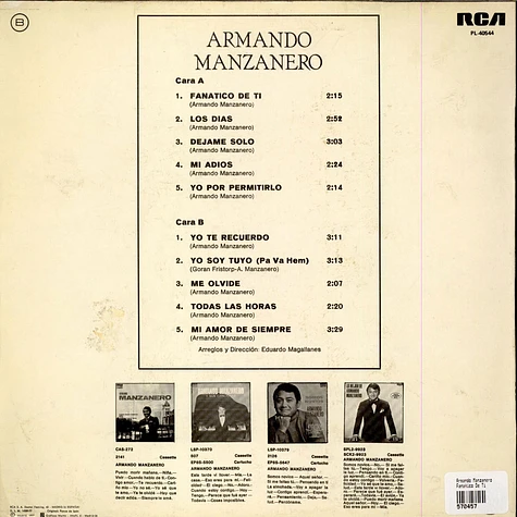 Armando Manzanero - Fanatico De Ti