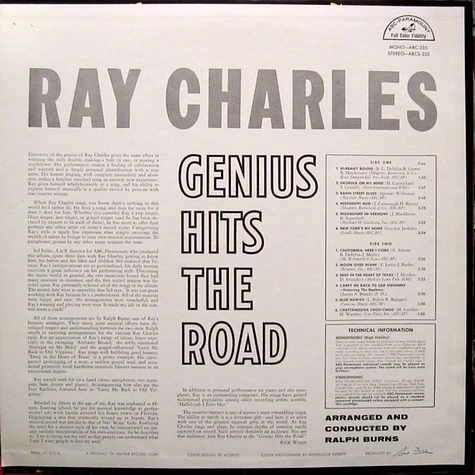 Ray Charles - The Genius Hits The Road