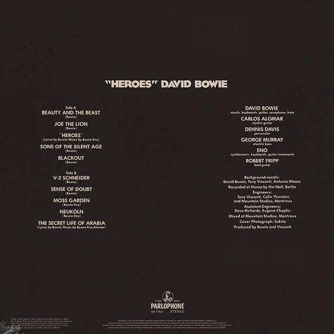 David Bowie - Heroes (2017 Remastered Version)