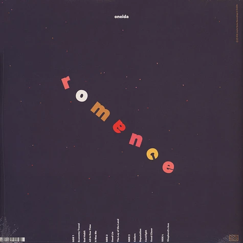 Oneida - Romance Black Vinyl Edition
