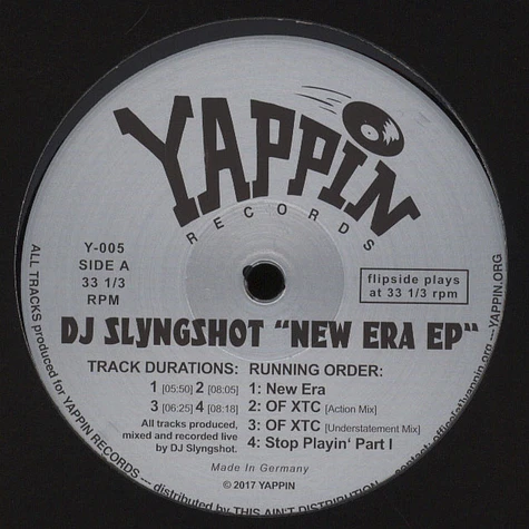 DJ Slyngshot - New Era EP