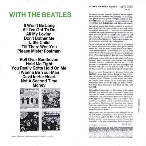 The Beatles - With The Beatles