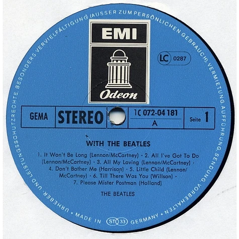 The Beatles - With The Beatles