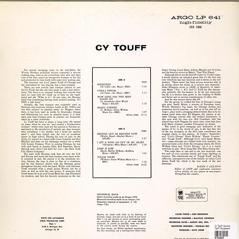 Cy Touff Quintet - Touff Assignment