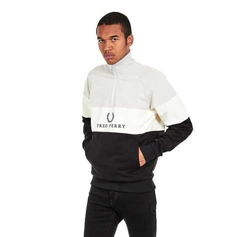 Fred Perry - Embroidered Panel Sweatshirt