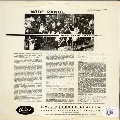Johnny Richards And His Orchestra - Wide Range
