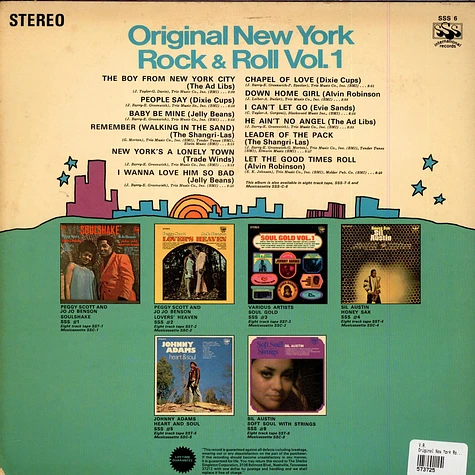 V.A. - Original New York Rock & Roll Vol.1
