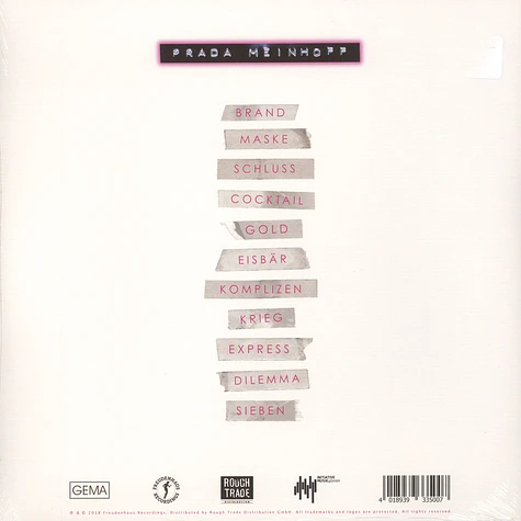Prada Meinhoff - Prada Meinhoff Pink Vinyl Edition