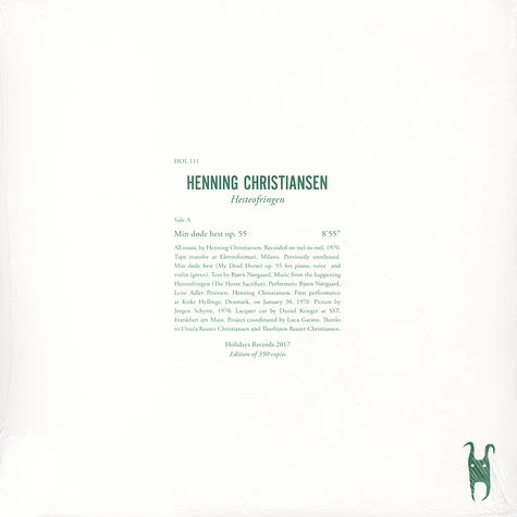 Henning Christiansen - Hesteofringen