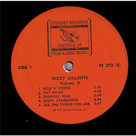 Dizzy Gillespie - Dizzy Gillespie Volume II