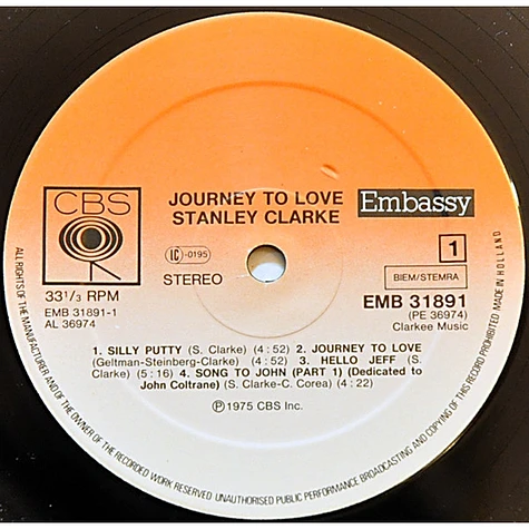 Stanley Clarke - Journey To Love