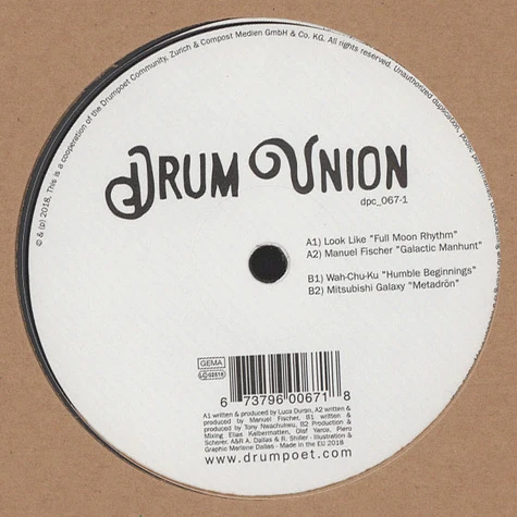 Look Like / Manuel Fischer / Wah-Chu-Ku - Drum Union Volume 1