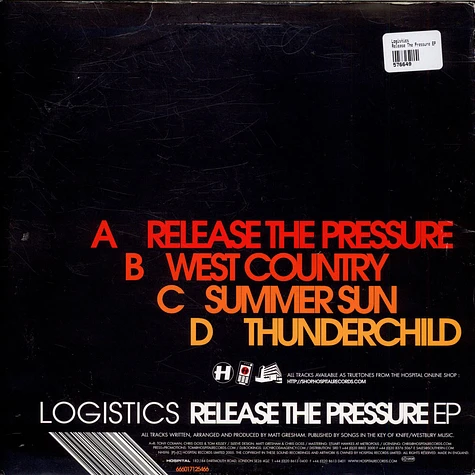 Logistics - Release The Pressure EP